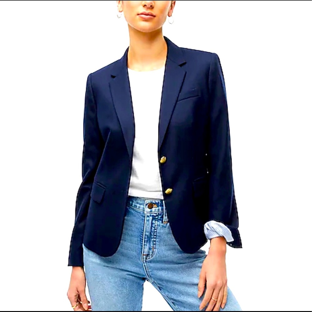 J. Crew Original Schoolboy Blazer (Navy)